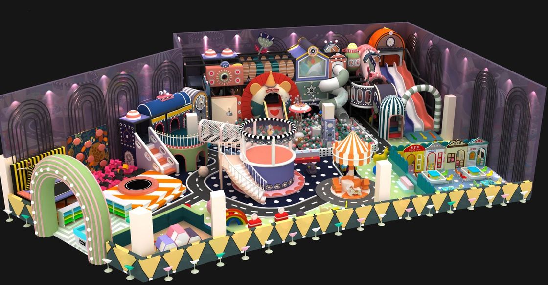 Sweet Spot Indoor Playhouse Equipment PVC Commercial Indoor Playhouse Игровая площадка против трещин