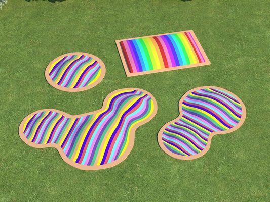 Открытый парк приключений надувный надувный трамплин прыгающий облак