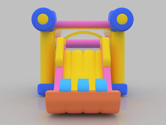 1.5м Надувный замок 75кг Внутренний скачкообразный замок Игровая площадка Скачкообразный дом со слайдом