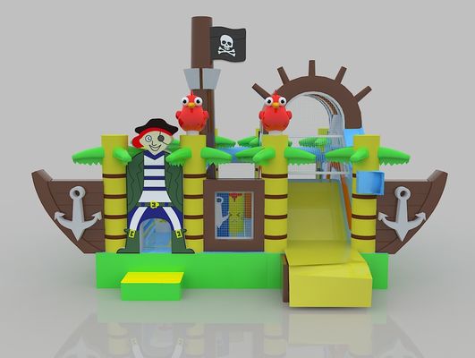 Надувный замок в форме лодки Детский баллон Рождественская вечеринка