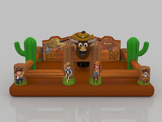 0.7мм TPU надувный мультфильм Castle Park Brown