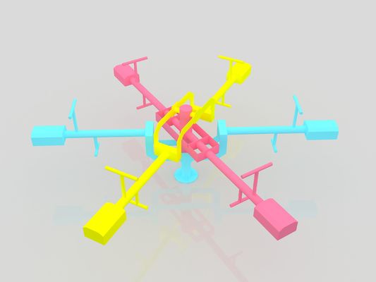 Настроенная 4-местная наружная вилка для детских и школ